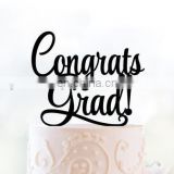 Hot Sale Personalized Acrylic Cake Topper Black Cake Topper