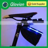 Hot Sale Colorful Bike Light With Bag Outdoor Pouch Bicycle Seat Bag Cheap Glowing Bike Bag thumbnail-3