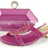 hot sell african matching shoes and bags 2014