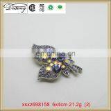 Flower Pearl Jewelry Bridal Crystal Rhinestone Brooch in Stock thumbnail-2