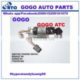 Motorcycle Tractor Ignition Switch With Key 013940-50 7700757260 for Renault r9