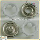 Flower Shape Metal Prong Snap Buttons
