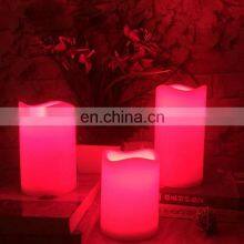 ABS Material Factory Offered Remote Control Battery Operated Tea Lights Led Flameless Pillar Candle thumbnail-1