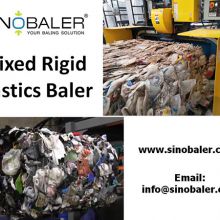 Mixed Rigid Plastics Baler Machine