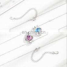 18K Gold Plated Stainless Steel Frame Blank Locket Jewelry Custom Logo Heart Lock Photo Locket Pendant Necklace for Women's Gift thumbnail-1