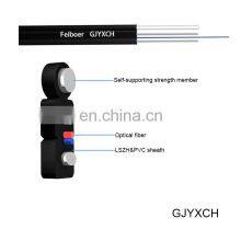 10% Discounts GJYXCH GJXH GJYXFCH 1 2 4 6 8 Core Fiber Optic Drop Indoor Outdoor KFRP With Steel Wire FTTH Cable thumbnail-2
