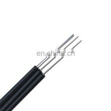G652d Steel Wire Strength Member FTTH Fiber Drop Cable 4 Core Single Mode Fiber Optic Cable