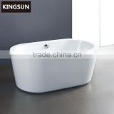 Acrylic Oval Soaking White Cheap Freestanding Bathtub