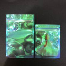Gold Color Gift Cosmetic Bag Plastic Transparent Packaging Bags Clear Holographic Eyelash Packaging thumbnail-3