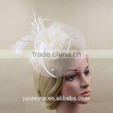 Wholesale Bridal Hair Accessories Feather Fascinator For Wedding Party thumbnail-2
