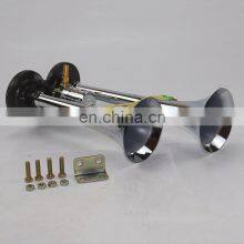 Super Loud Air Horn Dual Trumpet Truck 12V24V Train Truck Car Kit Compressor 150Db thumbnail-2
