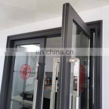 European Standard Double Panels Swing Style Modern Apartment Fiberglass Aluminium French Glass Swing Double Entry Doors thumbnail-5