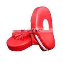 Cheap V Shape Curved Custom Leather Boxing Focus Pads thumbnail-5