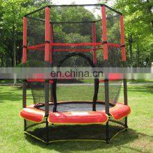 55 Inch Outdoor Indoor Kids Fitness Trampoline With Safety Net for Sale thumbnail-2