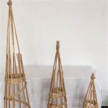 Cone Shape Hanging Handmade Peeled Willow Cone Cheap For Sale