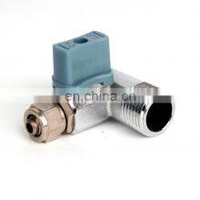 3/8 Inch Three-Way Ball Valve With Quick Connect and Adjustable Nut Brass Valves thumbnail-4