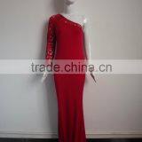 Ladie Fashion Dress Long Sleeve Evening Dress Sexy Free Prom Dress thumbnail-3