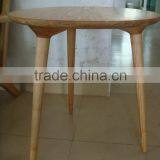 Hot Sale Ash Wood Chinese Style Three Legs Side Table