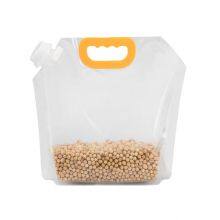 Custom Logo Outdoor Travel Foldable Stand up 2.5/5/10 Liter Plastic Pure Water Bag Pouch With Spout