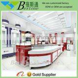 Floor Standing Curved Glass Optical Store Display Stand Furniture Design for Sunglasses