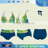 (OEM Factory)2016 Fashion OEM Girl Custom Digital Printed Swimwear Bikini thumbnail-2