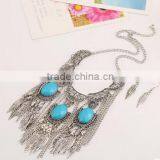 Wholesale Cheap Fashion Gold Plated Necklace and Earring Set Made in China thumbnail-5