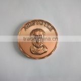 Copper Commemorative Aristotle Souvenir Coin