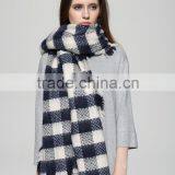 Warm Winter Fashion Ladies Wide Long Plaid Pashmina Kashmir Shawl thumbnail-4