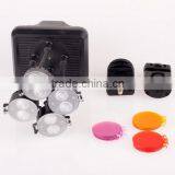 Shoot XT-4 LED Video Light Lamp 8 x 2W Bulbs 6300K Color Temperature + Hot Shoe Bracket for Canon Sony Camera DV Camcorder