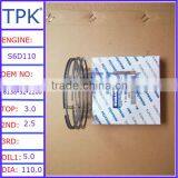 6D110-1 Piston Ring 6138-32-2200, SA6D110-1 Piston Ring 6138-31-2200, S6D110 Piston Ring 6221-31-2200 thumbnail-1