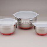3 Pcs Set Stainless Steel Mixing Bowl Set With Grater