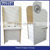 JYL SE-TDC010 Multipurpose Cardboard Floor Ballot Display Booth Stand for Election thumbnail-2