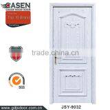 New Fashion Designs 3 Panels French Doors White Painting Interior Wood Bedroom Door thumbnail-5
