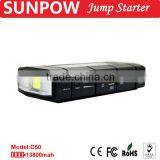 SUNPOW 13,600mAh Super Power Bank Portable 12V Gasoline and Diesel Li-polymer Car Jump Starter Booster thumbnail-3