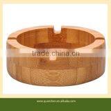 Personalized Solid Environmental Round Bamboo Ashtray thumbnail-3