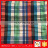 Fashion 100D*45S Yard Dye Stretch Check Design Shirt Fabric