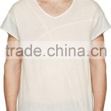 Custom Design 100 cotton bulk v-neck t shirt beautiful cross design rhinestone transfer Bangladesh Manufacturer