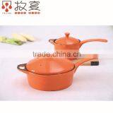 Chaozhou MUYAN Heat-resistant Ceramic Frying Pan and Milk Pot With Cover Quality Choice thumbnail-1