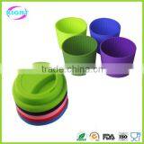 Silicone Rubber Coffee Cup Lid and Sleeve