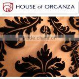Flocked Organza Fabric thumbnail-1
