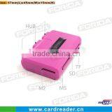 High Speed 3 Port USB Hub+Card Reader