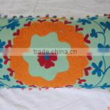 Suzani Embroidered Pillow Cover Decorative Pillow Case Indian Cushion Cover Manufactures