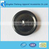 4 Hole Round Black Corozo Button