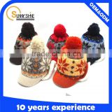 promotion women knitted hat beanie cap and hat winner wholesale