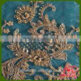WOMAN PARTY DRESS CHOICE SEQUINED BEADS MESH EMBROIDERY FABRIC thumbnail-4