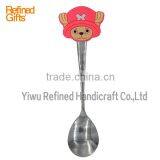 Whoelsale Cute PVC Rubber Creative CARTOON Spoon Accept Bespoke thumbnail-2