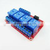 H/L Level Triger DC 12V 4-Channel 4-CH Relay Module With Optocoupler