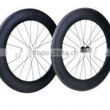 700c Road Bike Carbon Wheelset 88mm Tubular, 88mm Tubular or Clincher Carbon 700C Road Bicycle Wheels thumbnail-2