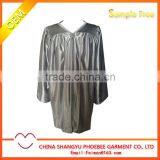 Wholesale Best Price Children Graduation Cap Gown Shiny Red thumbnail-3