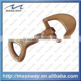 Custom Old Color Antique Brown Red Copper 3D Spade Bottle Opener